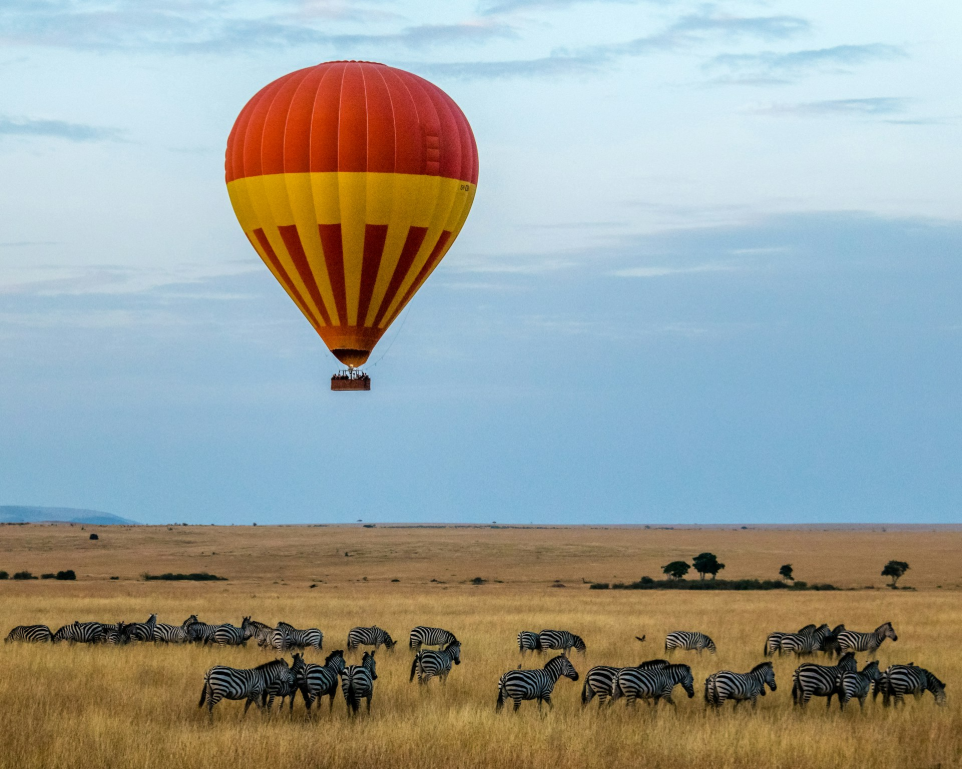 Hot AIr Baloon in Masai Mara Hot AIr Baloon in Masai Mara